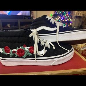Rose high top vans !! size women’s 7!